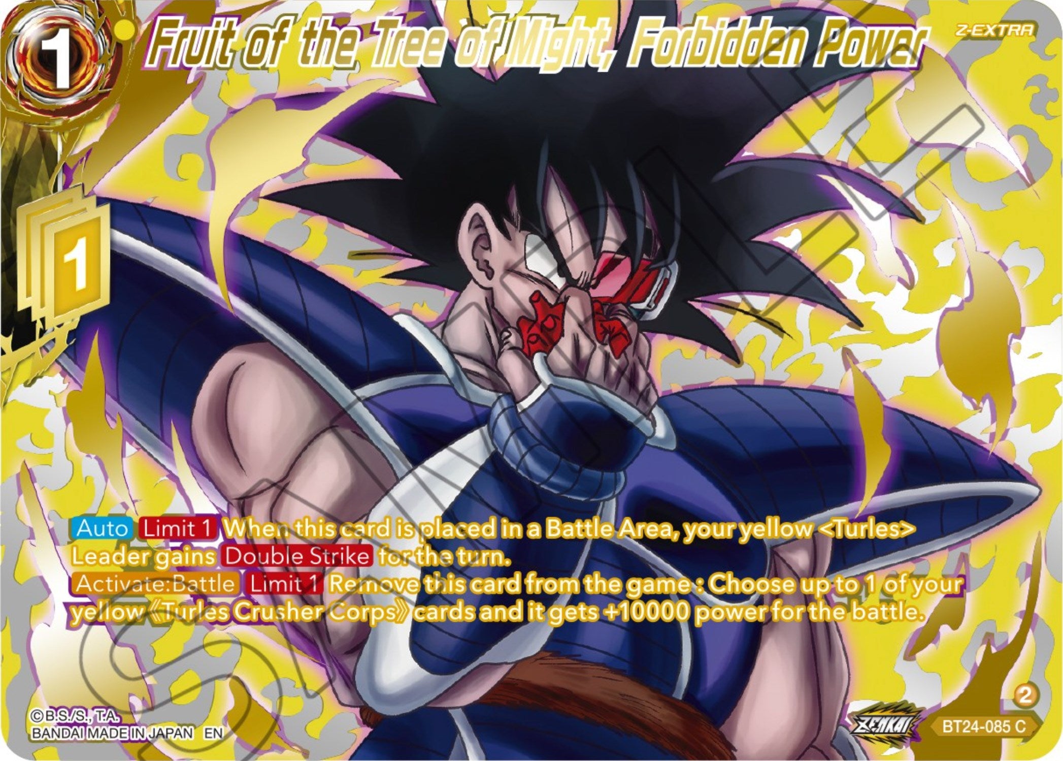 Fruit of the Tree of Might, Forbidden Power (Collector Booster) (BT24-085) [Beyond Generations] | Odin's Place