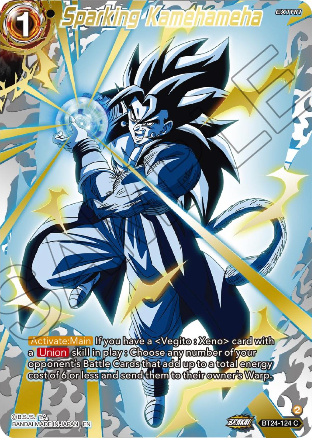 Sparking Kamehameha (Collector Booster) (BT24-124) [Beyond Generations] | Odin's Place