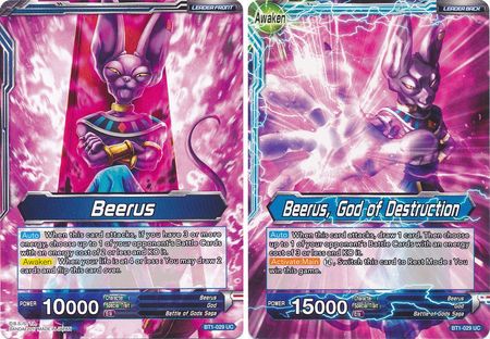 Beerus // Beerus, God of Destruction (BT1-029) [Galactic Battle] | Odin's Place