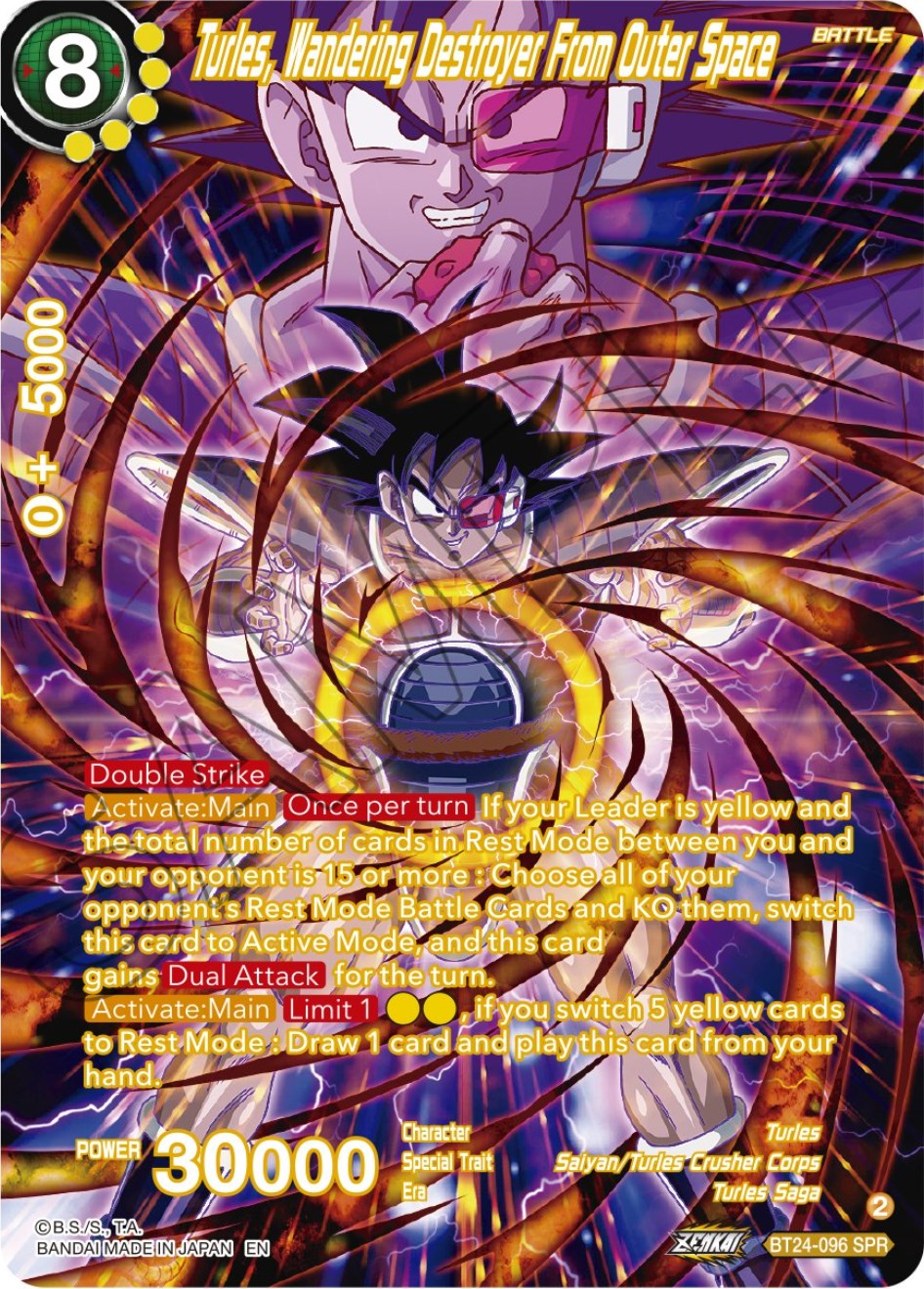 Turles, Wandering Destroyer From Outer Space (SPR) (BT24-096) [Beyond Generations] | Odin's Place