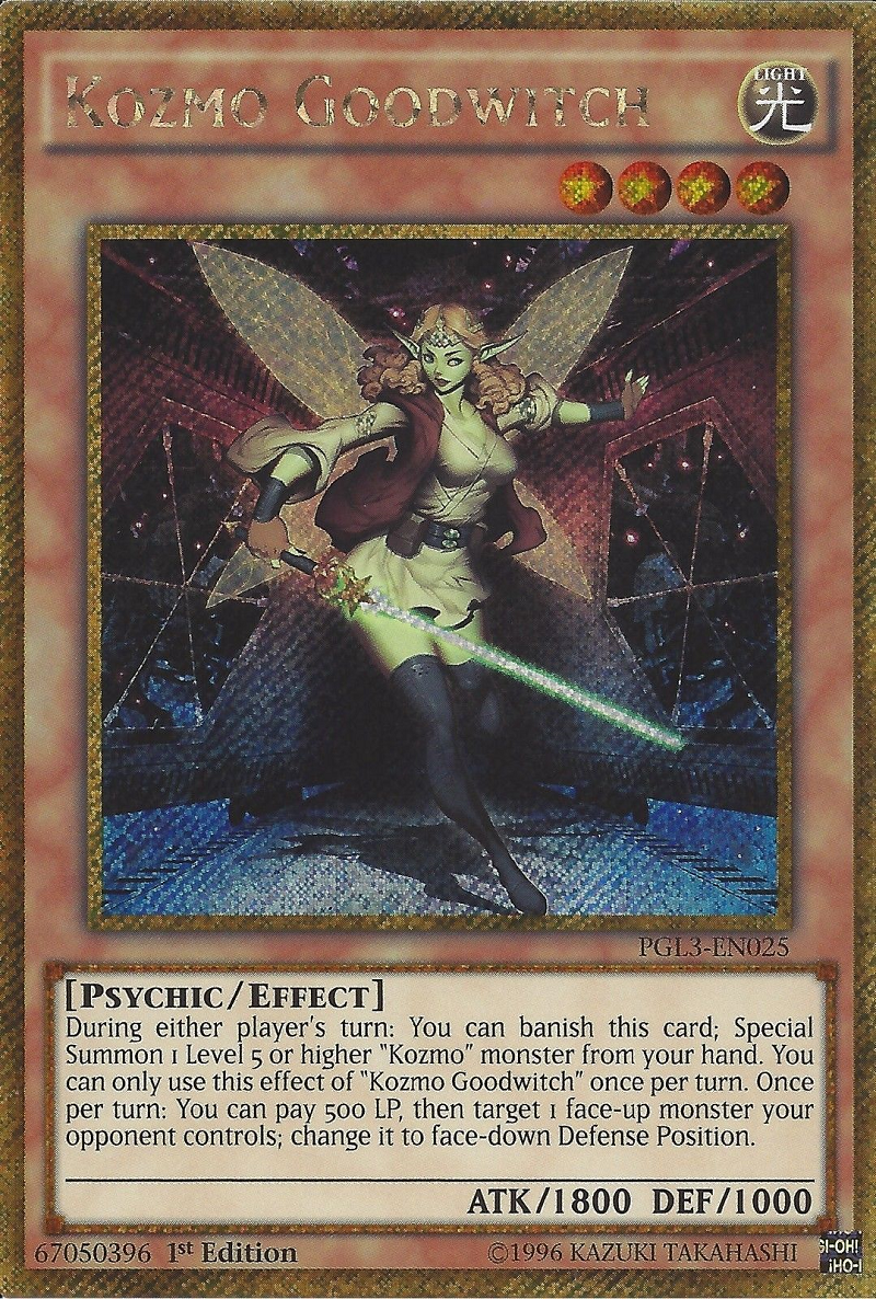 Kozmo Goodwitch [PGL3-EN025] Gold Secret Rare | Odin's Place