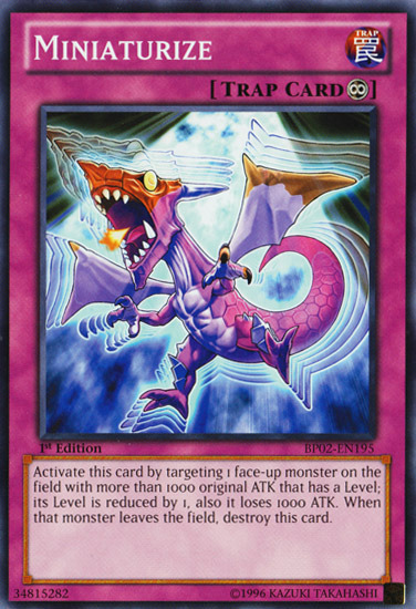 Miniaturize [BP02-EN195] Mosaic Rare | Odin's Place