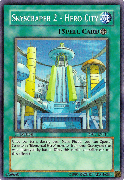 Skyscraper 2 - Hero City [DP06-EN014] Super Rare | Odin's Place