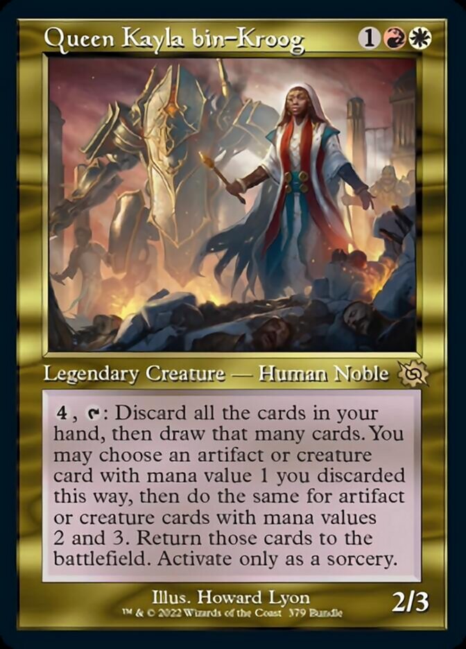 Queen Kayla bin-Kroog (Retro) (Bundle) [The Brothers' War] | Odin's Place
