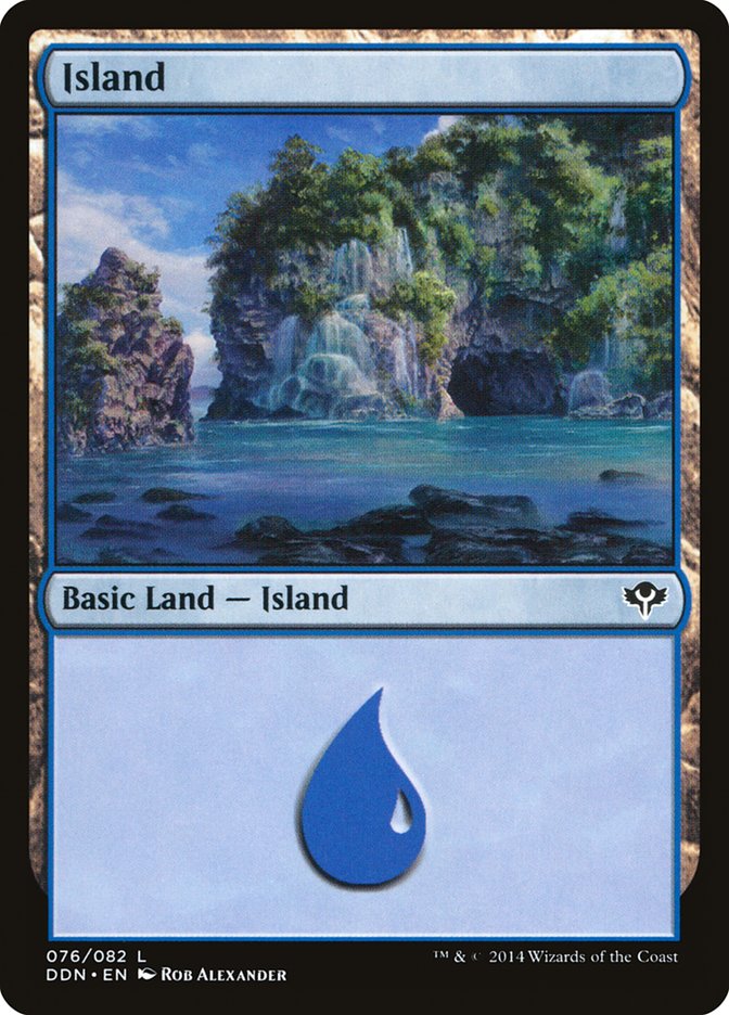 Island (76) [Duel Decks: Speed vs. Cunning] | Odin's Place