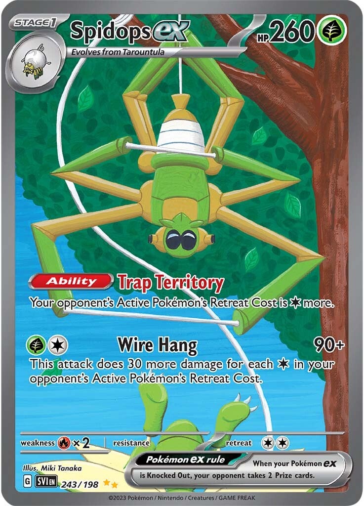 Spidops ex (243/198) [Scarlet & Violet: Base Set] | Odin's Place