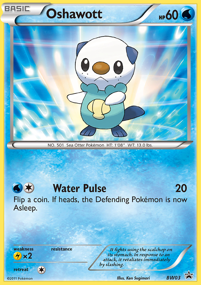 Oshawott (BW03) [Black & White: Black Star Promos] | Odin's Place