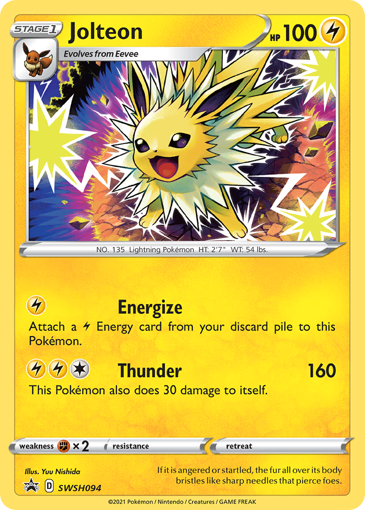 Jolteon (SWSH094) [Sword & Shield: Black Star Promos] | Odin's Place