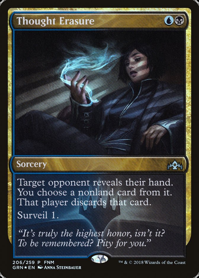 Thought Erasure (206) (FNM) [Guilds of Ravnica Promos] | Odin's Place