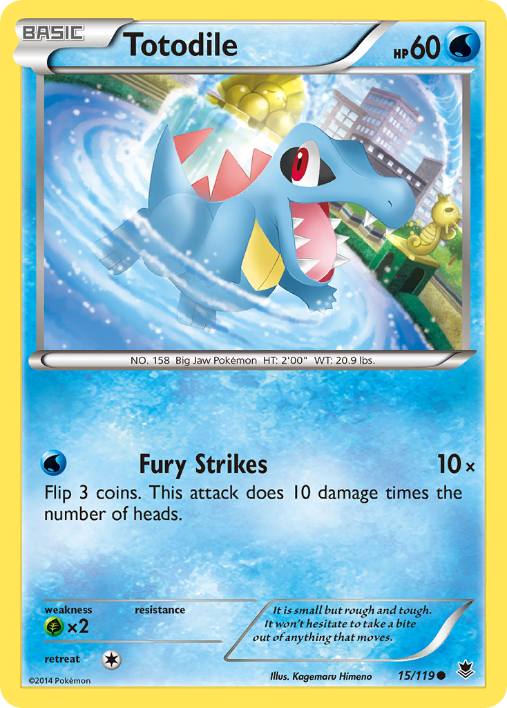 Totodile (15/119) [XY: Phantom Forces] | Odin's Place