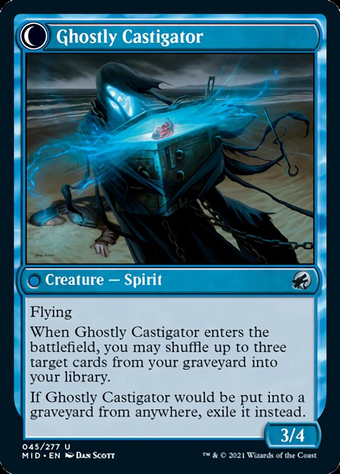 Covetous Castaway // Ghostly Castigator [Innistrad: Midnight Hunt] | Odin's Place