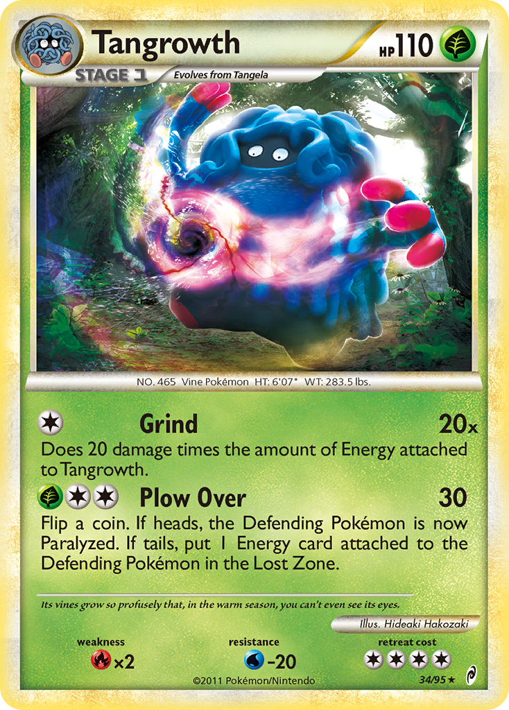 Tangrowth (34/95) [HeartGold & SoulSilver: Call of Legends] | Odin's Place