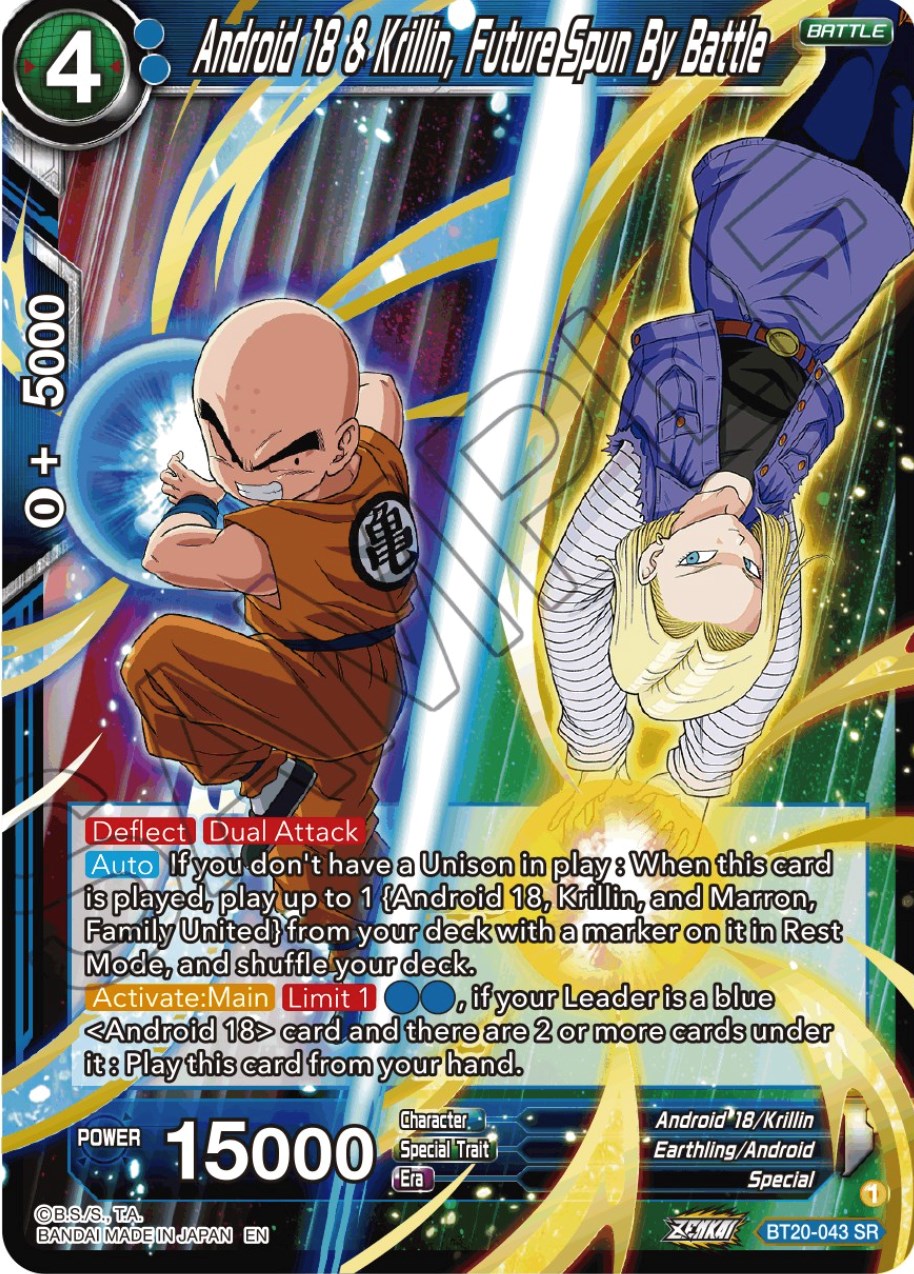 Android 18 & Krillin, Future Spun By Battle (BT20-043) [Power Absorbed] | Odin's Place