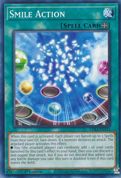 Smile Action [LDS3-EN133] Common | Odin's Place