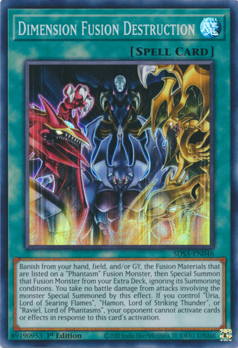 Dimension Fusion Destruction [SDSA-EN046] Super Rare | Odin's Place
