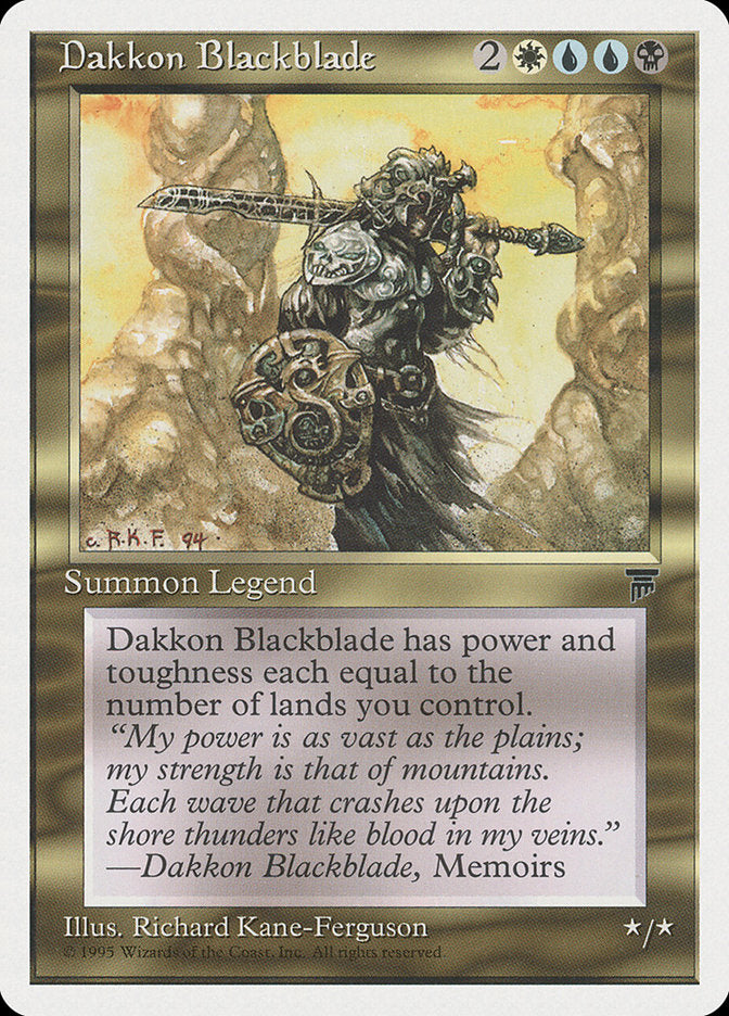 Dakkon Blackblade (75) [Chronicles] | Odin's Place