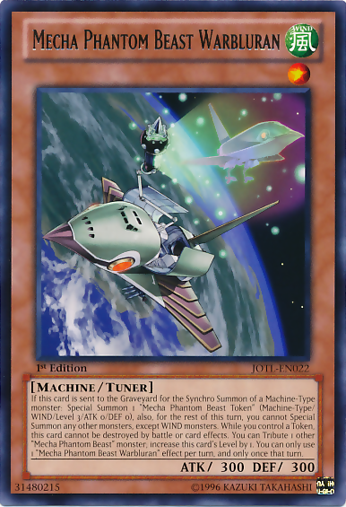 Mecha Phantom Beast Warbluran [JOTL-EN022] Rare | Odin's Place