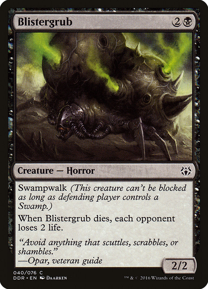 Blistergrub (40) [Duel Decks: Nissa vs. Ob Nixilis] | Odin's Place