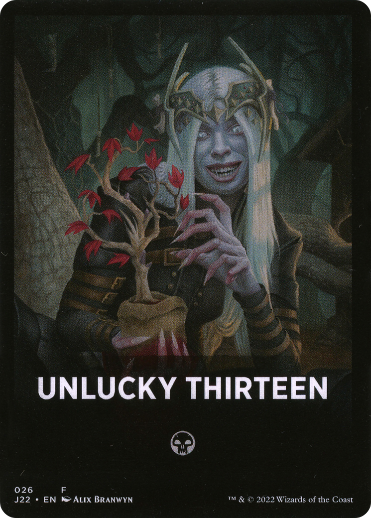 Unlucky Thirteen Theme Card [Jumpstart 2022 Front Cards] | Odin's Place