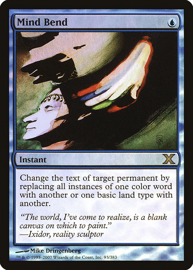 Mind Bend (Premium Foil) [Tenth Edition] | Odin's Place