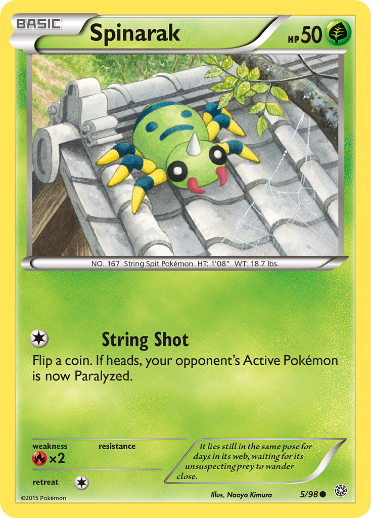 Spinarak (5/98) [XY: Ancient Origins] | Odin's Place