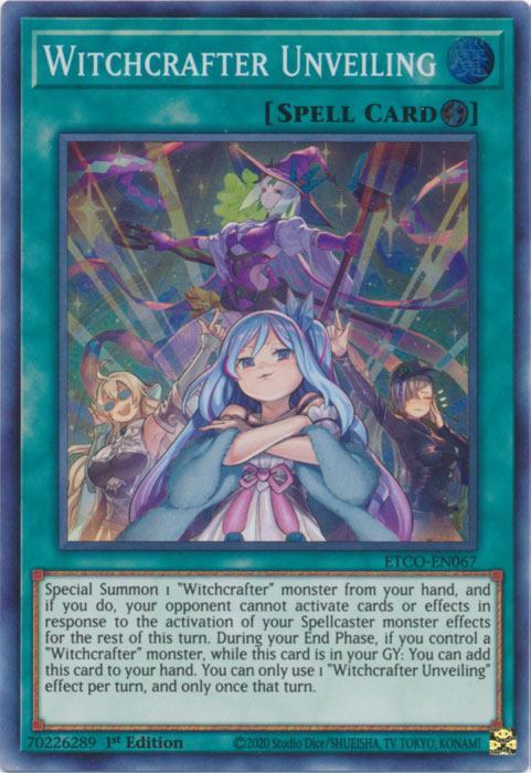 Witchcrafter Unveiling [ETCO-EN067] Super Rare | Odin's Place