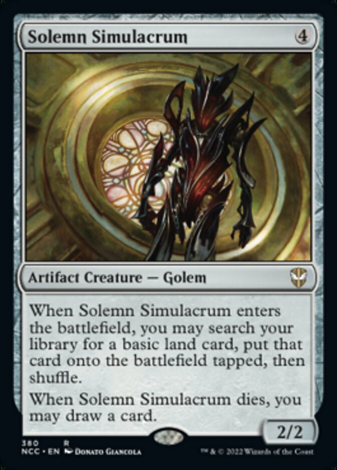 Solemn Simulacrum [Streets of New Capenna Commander] | Odin's Place