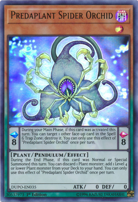 Predaplant Spider Orchid [DUPO-EN035] Ultra Rare | Odin's Place