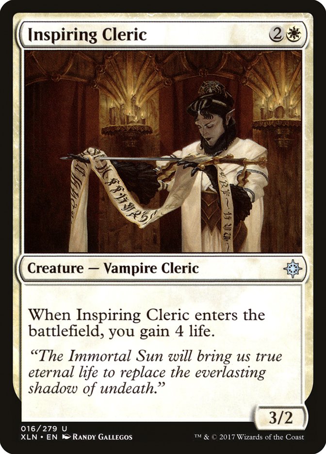 Inspiring Cleric (16) [Ixalan] | Odin's Place