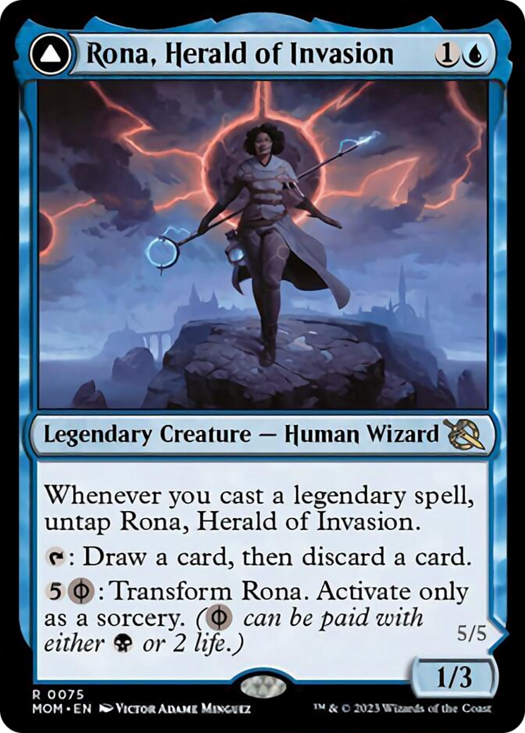 Rona, Herald of Invasion // Rona, Tolarian Obliterator [March of the Machine] | Odin's Place