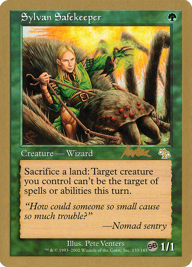 Sylvan Safekeeper (Brian Kibler) (SB) [World Championship Decks 2002] | Odin's Place