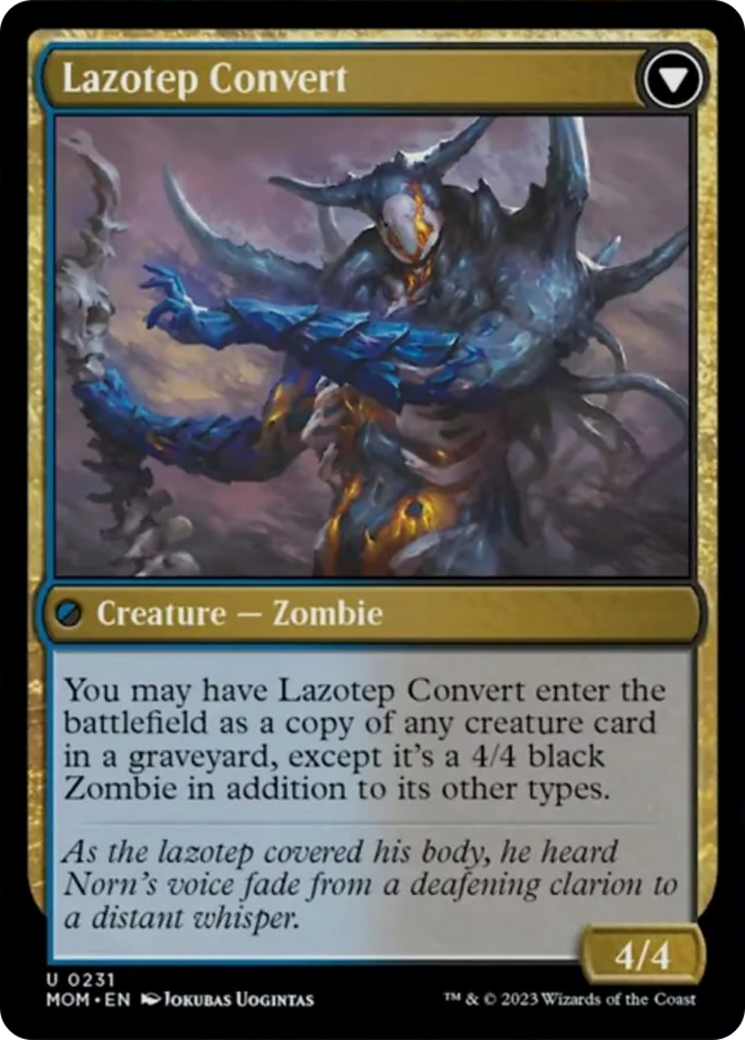 Invasion of Amonkhet // Lazotep Convert [March of the Machine] | Odin's Place