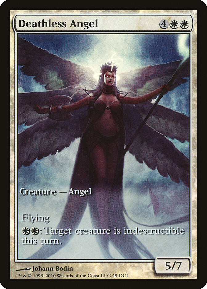 Deathless Angel (49) (Game Day) (Extended Art) [Rise of the Eldrazi Promos] | Odin's Place
