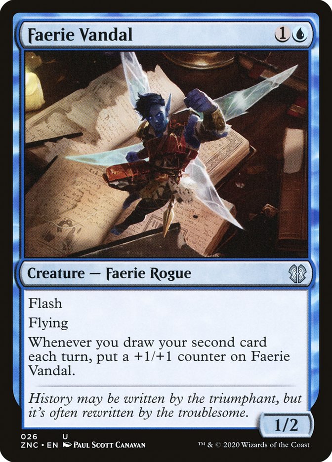 Faerie Vandal [Zendikar Rising Commander] | Odin's Place
