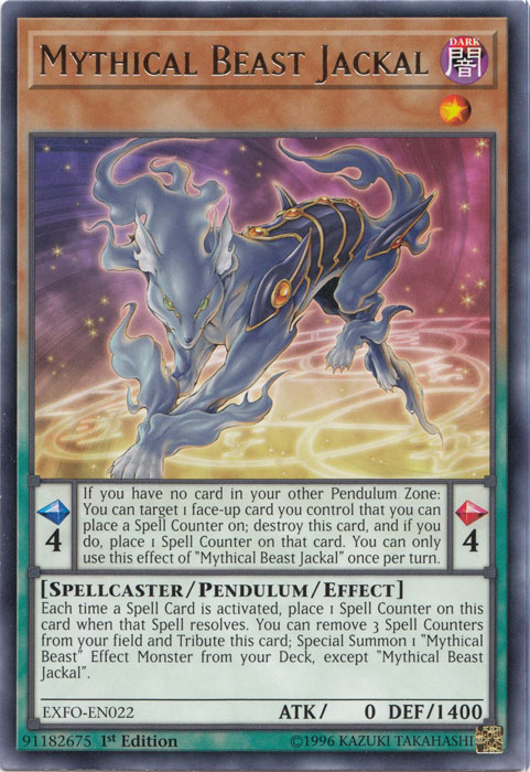 Mythical Beast Jackal [EXFO-EN022] Rare | Odin's Place