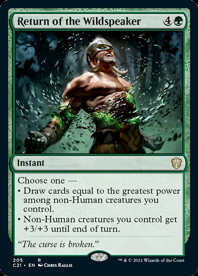 Return of the Wildspeaker [Commander 2021] | Odin's Place
