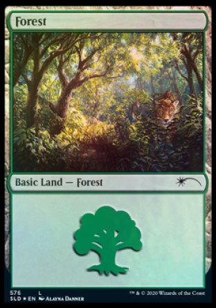 Forest (Cats) (576) [Secret Lair Drop Promos] | Odin's Place