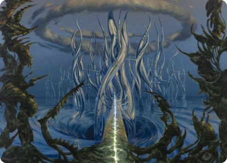 Tanglepool Bridge Art Card [Modern Horizons 2 Art Series] | Odin's Place
