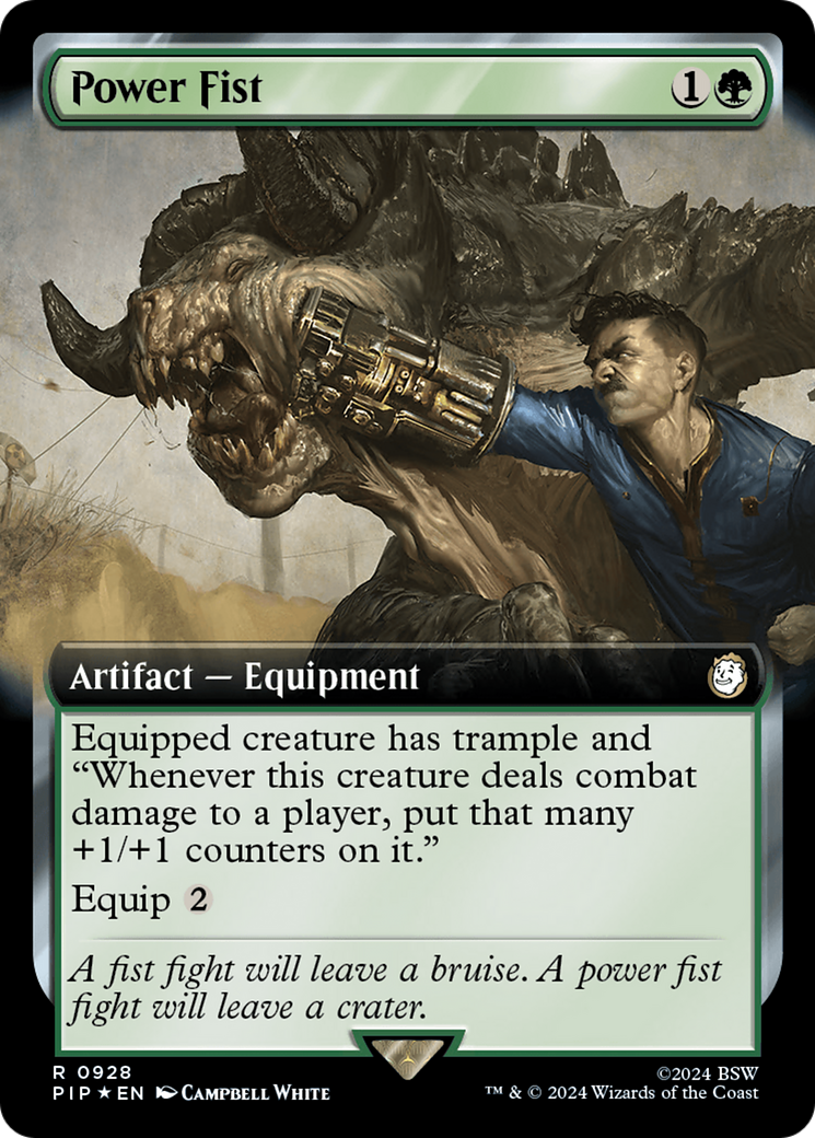 Power Fist (Extended Art) (Surge Foil) [Fallout] | Odin's Place