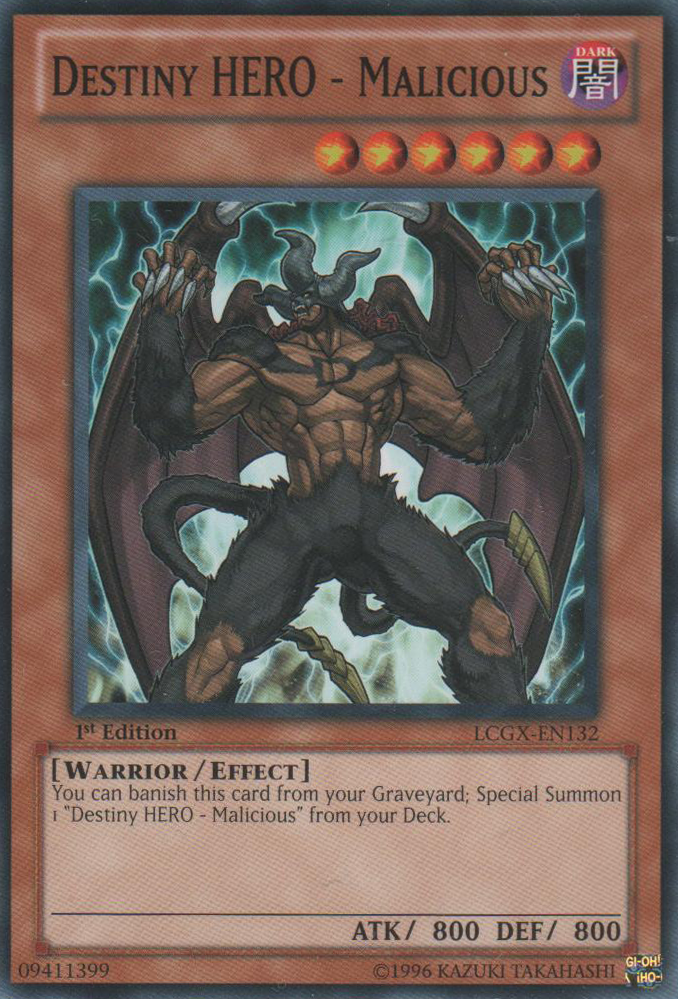 Destiny HERO - Malicious [LCGX-EN132] Common | Odin's Place