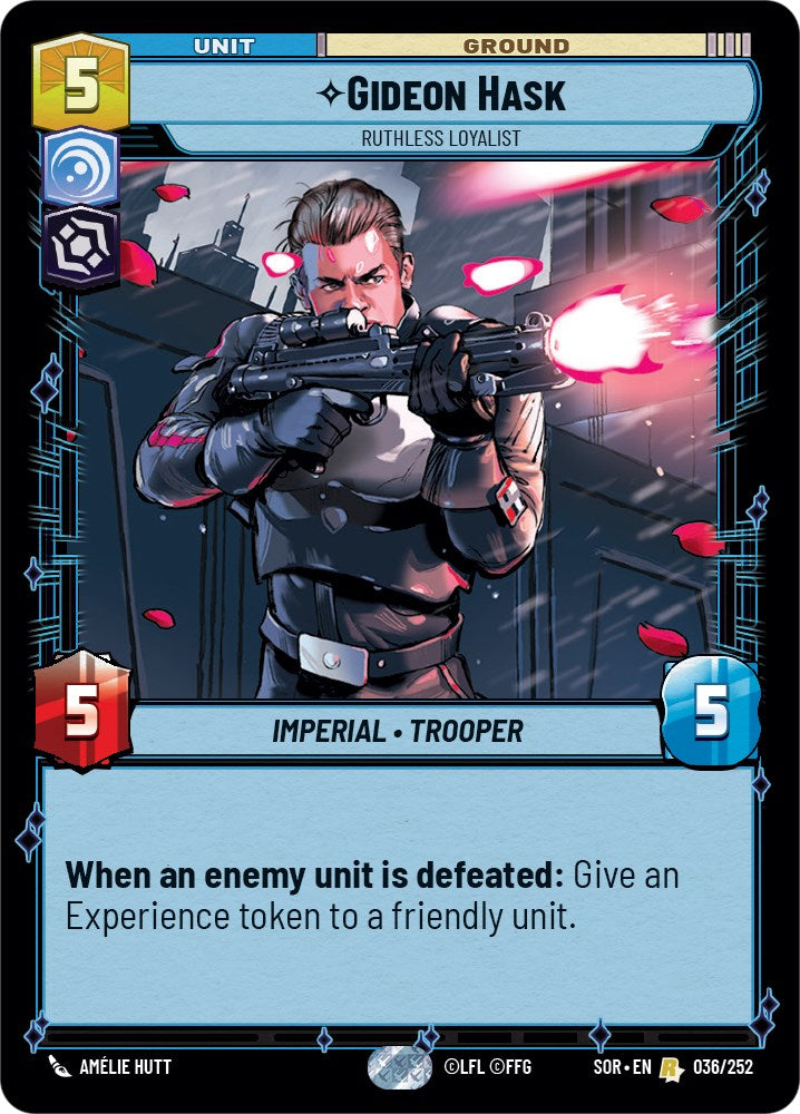 Gideon Hask - Ruthless Loyalist (036/252) [Spark of Rebellion] | Odin's Place