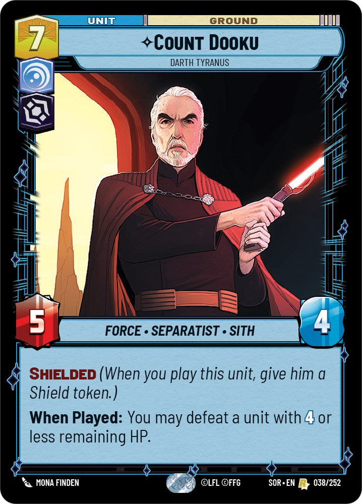 Count Dooku - Darth Tyranus (038/252) [Spark of Rebellion] | Odin's Place