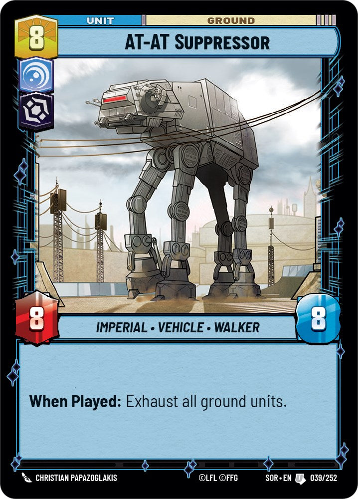 AT-AT Suppressor (039/252) [Spark of Rebellion] | Odin's Place