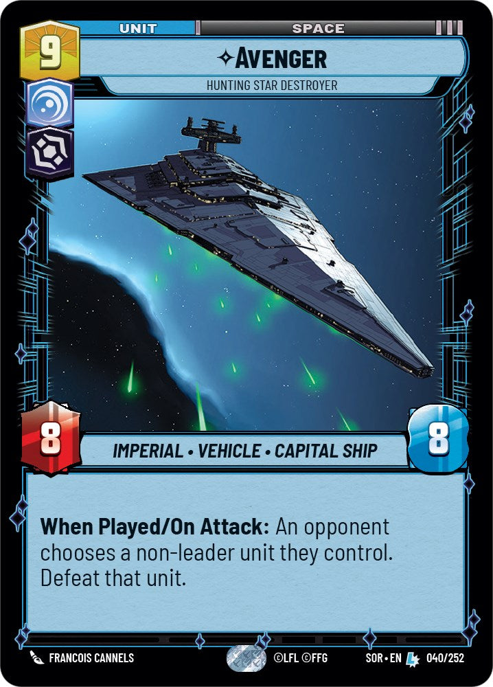 Avenger - Hunting Star Destroyer (040/252) [Spark of Rebellion] | Odin's Place