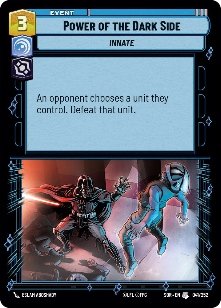 Power of the Dark Side (041/252) [Spark of Rebellion] | Odin's Place