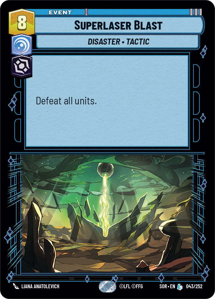 Superlaser Blast (043/252) [Spark of Rebellion] | Odin's Place