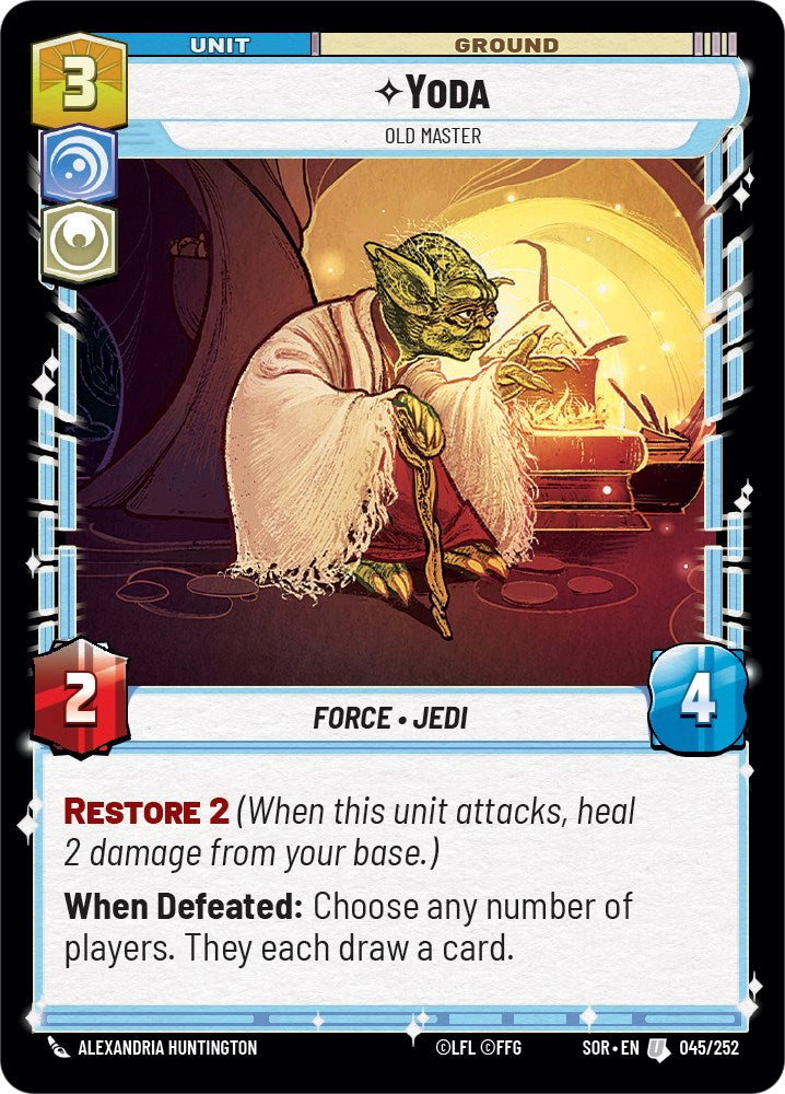 Yoda - Old Master (045/252) [Spark of Rebellion] | Odin's Place