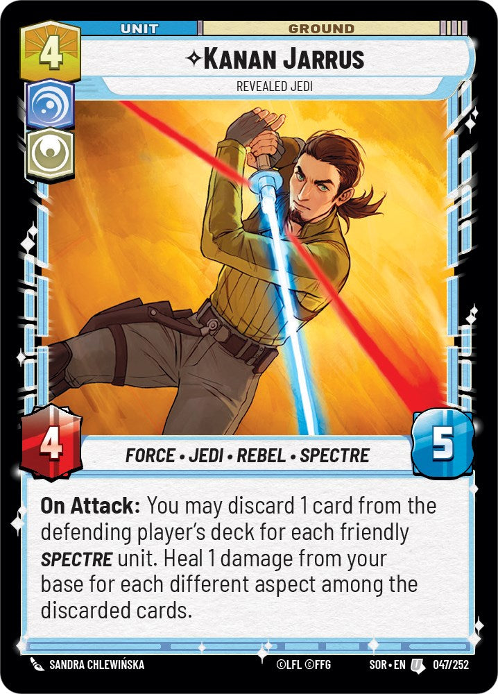Kanan Jarrus - Revealed Jedi (047/252) [Spark of Rebellion] | Odin's Place