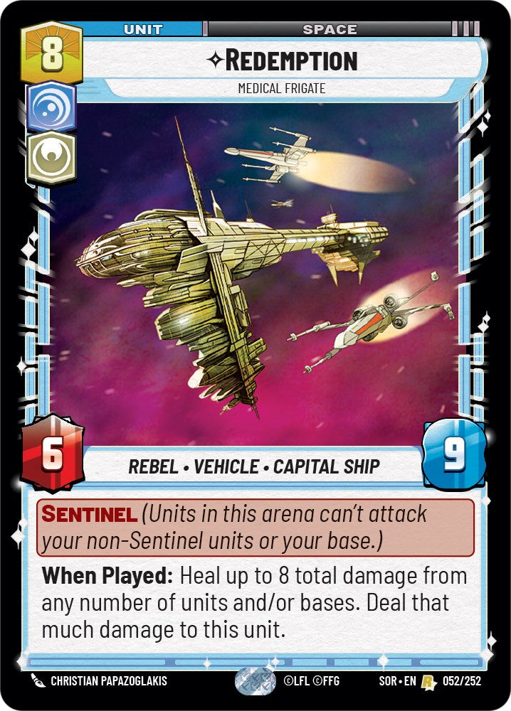 Redemption - Medical Frigate (052/252) [Spark of Rebellion] | Odin's Place