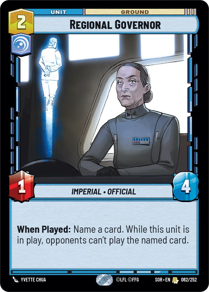 Regional Governor (062/252) [Spark of Rebellion] | Odin's Place